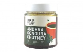 Indian Tummy Andhra Gongura Chytney   Glass Jar  150 grams